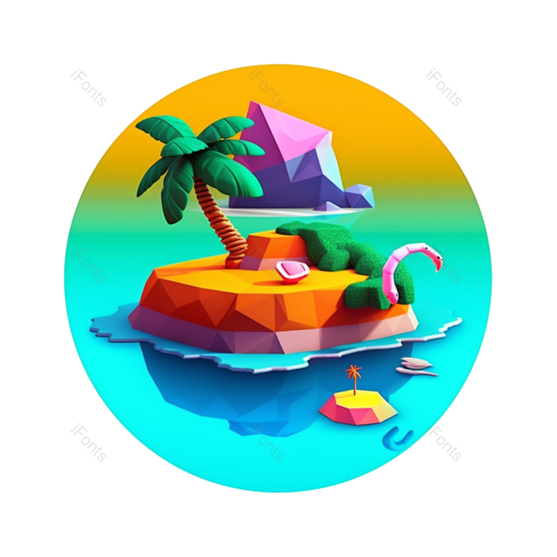 插图图片,树木元素,云朵PNG,装饰元素免抠素材